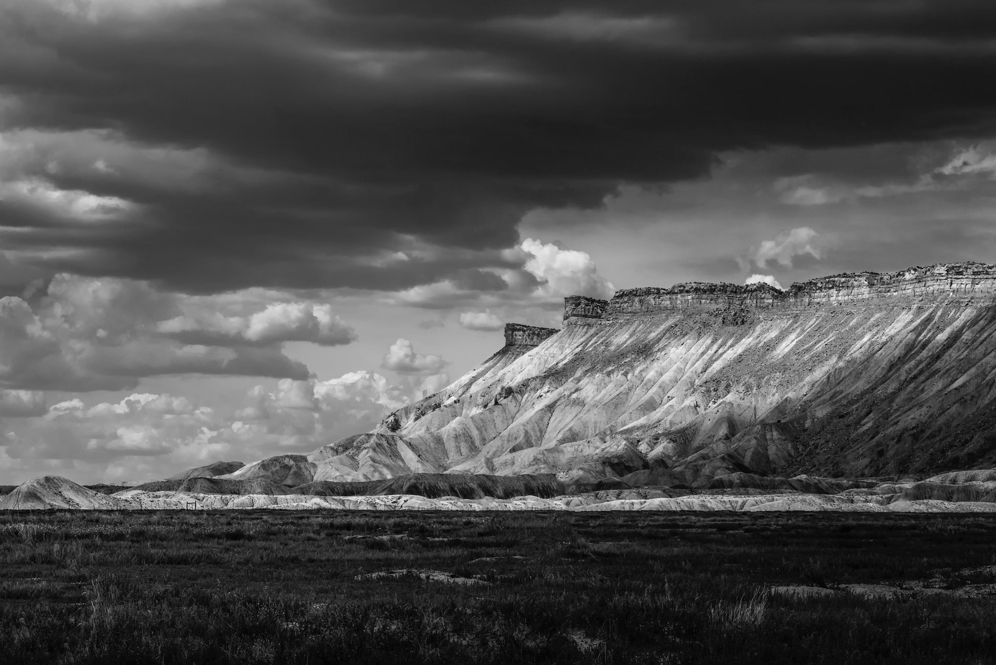 Afternoon light illuminates the Book Cliffs in Western Colorado - Limited Edition Fine Art Print by Alber Photography