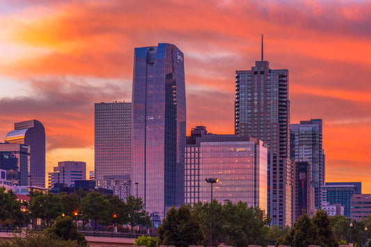 Denver Skyline Sunrise