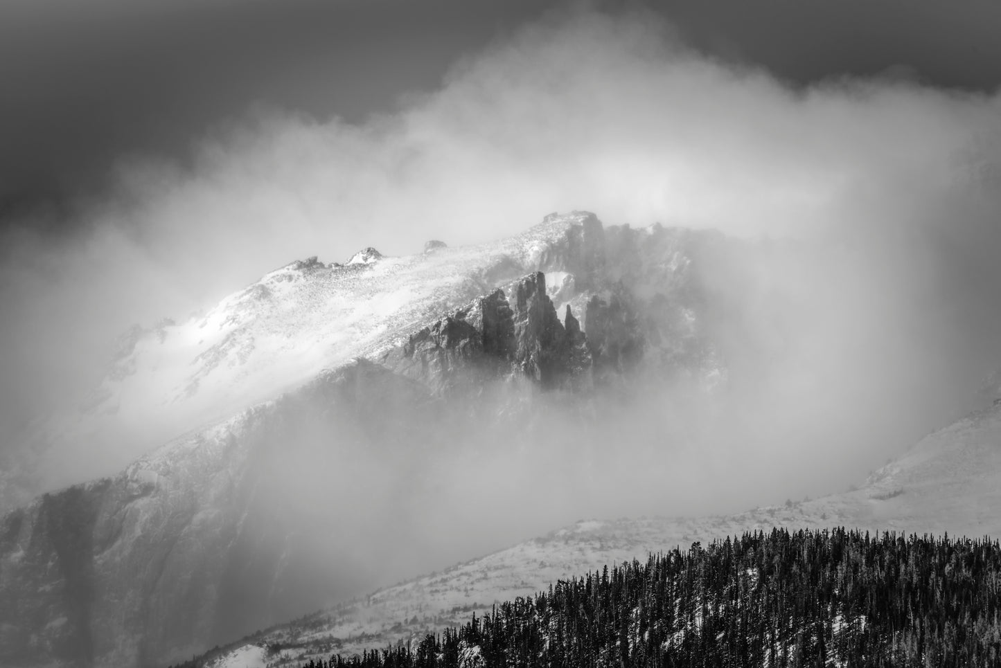 Hallett Peak Fog